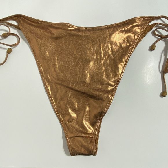 Skims Bikini Bottoms Women's 4X Penny Copper Bronze Brown String Cheeky NEW - Picture 8 of 15
